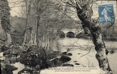 A Suisse Vendéenne - A Sèvre em Grenon perto de Mortagne-sur-Sèvre (Vendée) — Imp. Jéhly-Poupin, Mortagne