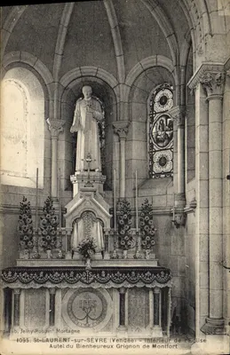 Altar do Beato Grignon de Montfort — Saint-Laurent-sur-Sèvre (Vendée) — Jelhy-Pougin