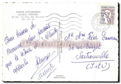 Mont des Alouettes — Vendeé — Edições IRIS — Verso