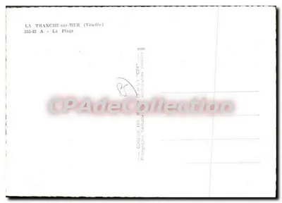 La Tranche-sur-Mer — Plaża — Consier (CIM) — 353-42 A — Rewers