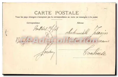 Poitiers — Vista Geral — Cheche et Fils, n°9 — Verso