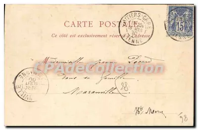 Poitiers - Ancienne Salle des Gardes & la Tour Maubergeon — ND Pbot — Rewers