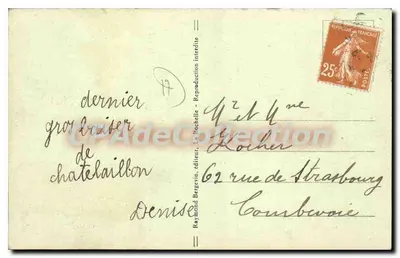 Châtelaillyon — Bulwar Plażowy — wydawca Raymond Bergévin, nr 8684 — Rewers