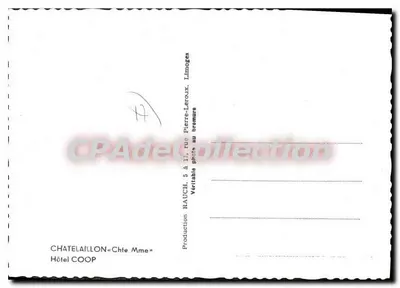 Hotel COOP — Châtelailly — Produkcja RAUCH — Rewers