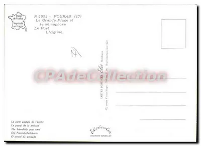 Fouras — vue panoramique — Cartes Postales Élède — Verso