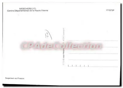 Centralny Ośrodek Wysokiej Wienne — Meschers (17) — Stara pocztówka z kolekcji — Rewers