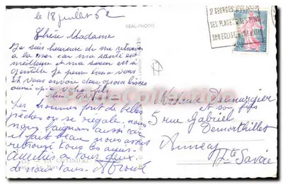 Port w Saint-Georges-des-Plages — widok rybaków — wydawca Cap, nr 103468 — Rewers