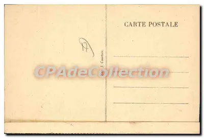 Ilha de Oléron — Moulin de l'Aubier, estrada da Cotinière — Editor J. Courtois — Verso