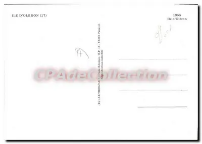 Île d'Oléron — Północno-widokowa kartka pocztowa — Éditions Réunies Panazol — Rewers