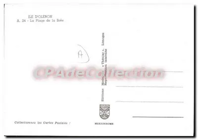 Wyspa Oléron — Plaża La Brée — Wydawnictwo Diplomont — Rewers