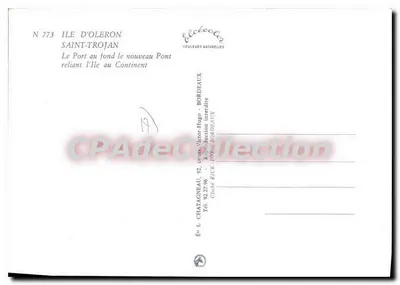 Port Saint-Trojan — Wyspa Oléron — Wydawca Elcée, nr 773 — Rewers