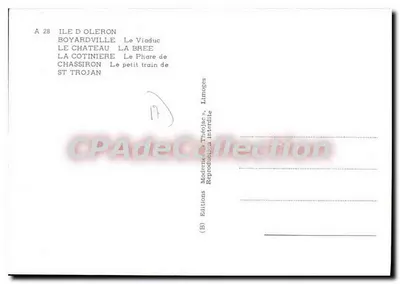 Wyspa Oleron — widok panoramiczny i atrakcje turystyczne — Wydawnictwo Théo Jac — Rewers