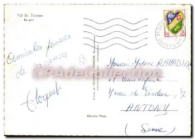 Port Saint-Trojan — widok statków — Wydawnictwo EUROP, nr 101669 — Rewers