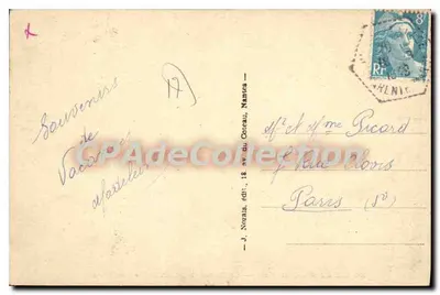 Wyspa Ré (Char-Mar.) — Solny zbiornik w pełnym działaniu — Morais, nr 153 — Rewers