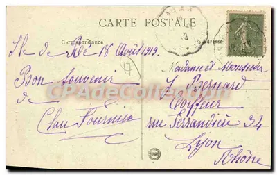 Ile-de-Ré - Noiva Rétaise — Coleção A. E., St-Martin-de-Ré, n°12 — Verso