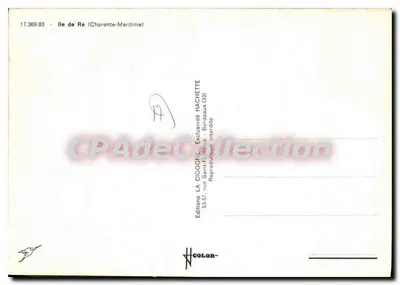 La Rochelle — Île de Ré — Ediciones LA CIGOGNE — Reverso