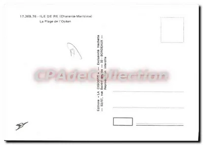 La Cigogne — La Plage de l'Océan — Éditions La Cigogne, Saint-François, 33 - Bordeaux — Rewers