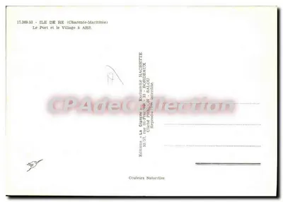 O Portinho e o Povoado em Ars — Ilha de Ré (Charente-Maritime) — Éditions Hachette — Verso
