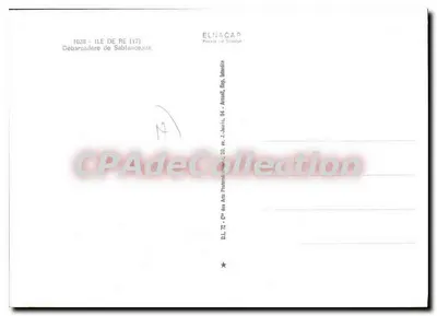 Przystań Sablanceaux — Wyspa Ré (17) — Elnacap — Rewers