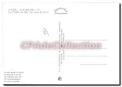 La Flotte en Ré — Kąt portu — Élécé — Rewers