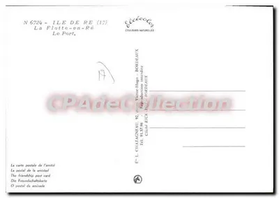 O Porto — La Flotte-en-Ré — Élécé — Verso