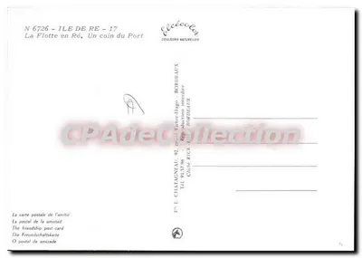 La Flotte en Ré — Kąt portu — Élécé — Rewers