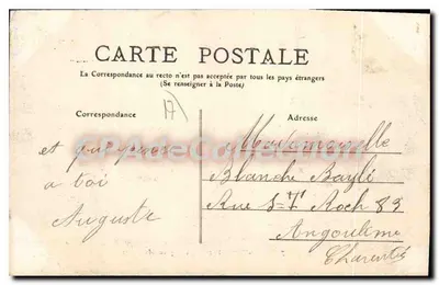 ROCHEFORT-sur-MER — Portal Szpitala Morskiego — wydawca CPAdéCollection — Rewers