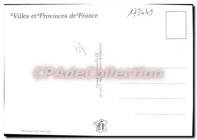 Rochefort — Escudo Adesivo — Cartes Postales ELCÉ — Verso