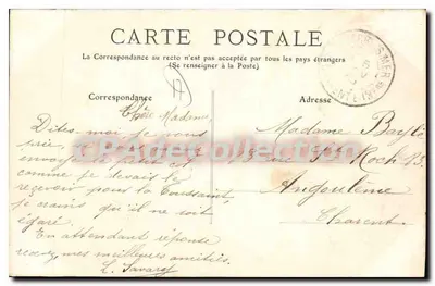 La Rochelle — Chalet de l'Octroi — Editor anônimo, n° 25 — Verso