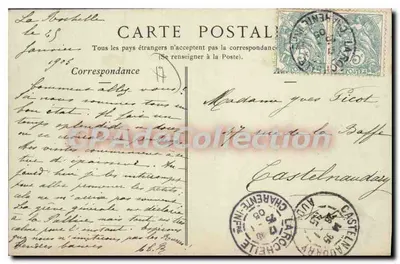 LA ROCHELLE — O Mail — Coleções ND Fot n°176 — Verso