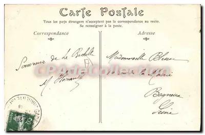 La Rochelle — Barco de Pesca — editor desconhecido, n° 10 — Verso