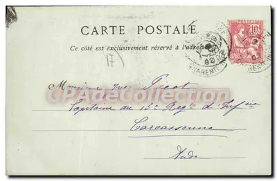 La Rochelle — Pátio da Casa Henri II — Coleções ND. Fot. n°66 — Verso