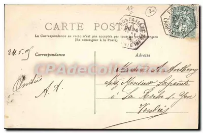 Okręgi Royan — Pontaillac — W cieniu skały — Wydawca: Normandia — Rewers