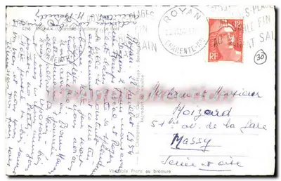 Port w Royan — widok łodzi — Élécé — Rewers