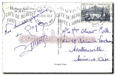 Rond-point de Royan — Wydawca Pierron, n° 57d — Rewers