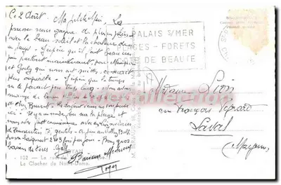 Place de la République — Saint-Maur-des-Fossés — Stara pocztówka z kolekcji — Rewers