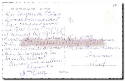 St-Palais-sur-Mer — De Plage — Cap — Achterkant