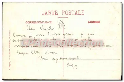 Pons - A Prefeitura — editor R. Bergeron, n° 6604 — Verso