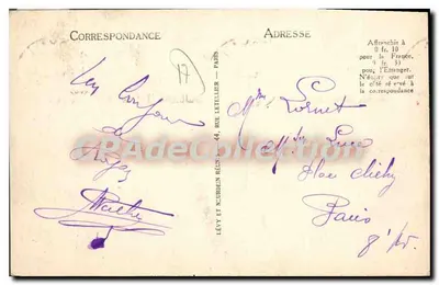 Pontailiac - La Conche, l'Escôdre in rada — LL — n°116 — Verso
