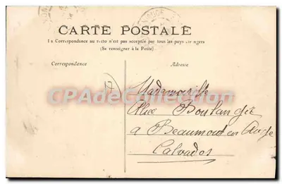 Igreja de Tonnay-Boutonne — Charentes — G.N. Pan. J. Prévost, editor Saintes — Verso