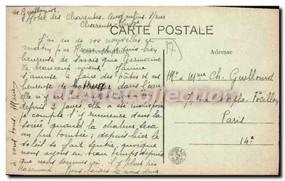 Angoulins — Widok na skały portu — Bergevin, 66, rue des Merciers, La Rochelle — Rewers