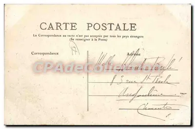 Arredores de ROYAN — As Rochas de VALLIÈRES com maré alta — Editor desconhecido, n° 55 — Verso