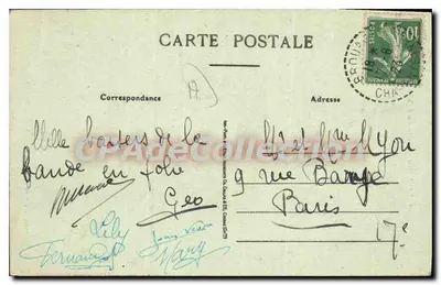 Brouage — Porta Norte (século XVII) — Coleção da Poste — Verso