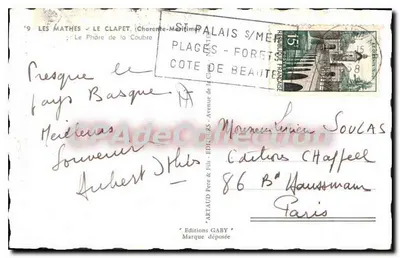 Farol da Coubre — Les Mathes - Le Clapet — Éditions Gaby — Verso