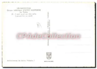 Crianças aprendendo a ler — Les Barguenas, Aunis Saintonge — Éditions Mexichrome — Verso