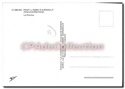 Ponte-l'Abbe d'Arnoult — O Arco — Edições 'LA CIGOGNE' — Verso