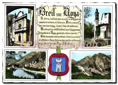 Breil-sur-Roya — vista panorâmica e monumental — Éditions Photogun, Nice