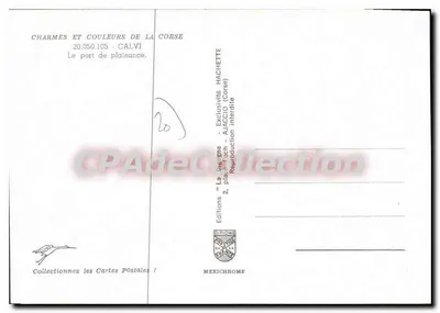 Calvi — Port rekreacyjny — Éditions Mexichrome, n° 20.050.105 — Rewers