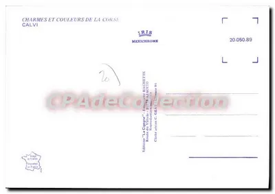Calvi — Widok panoramiczny i krajobrazy — IRIS — Rewers