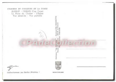 Canari — Ogólny i częściowy widok — Wydawnictwo 'La Gironne' n°20.058.07 — Rewers